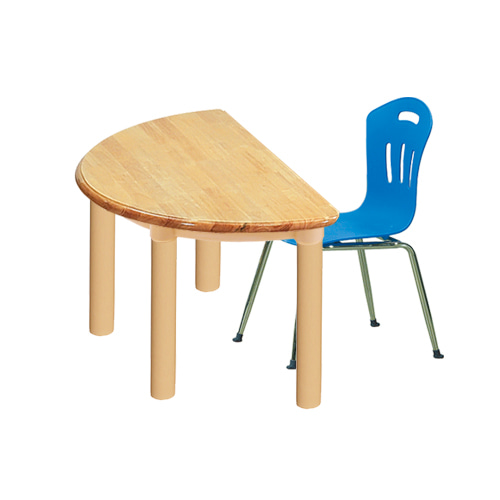 대형 고무나무 1조각1인  책상의자세트(파랑 초등수강의자)