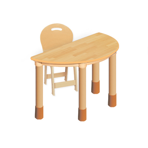 고무나무 안전 1조각 1인  높이조절세트 (파스텔 의자)